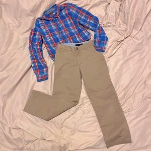 Boys size 12 Tommy Hilfiger khaki pants